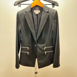Michael Kors Womens Stylish Black Blazer - Size 2P